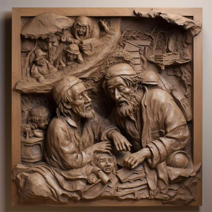 نموذج ثلاثي الأبعاد لآلة CNC 3D Art 